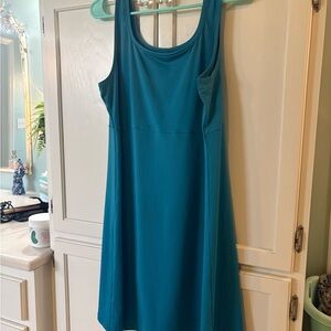 Teal Sleeveless Dress